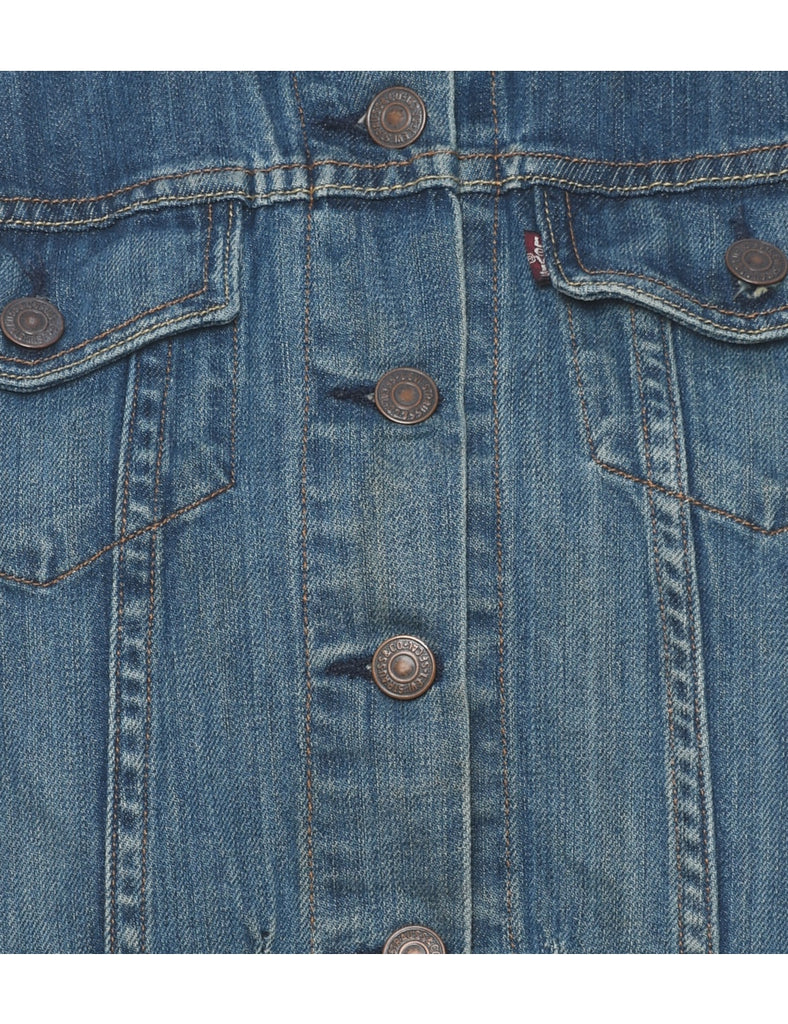 Levi's 1990s Stonewash Denim Vest - M