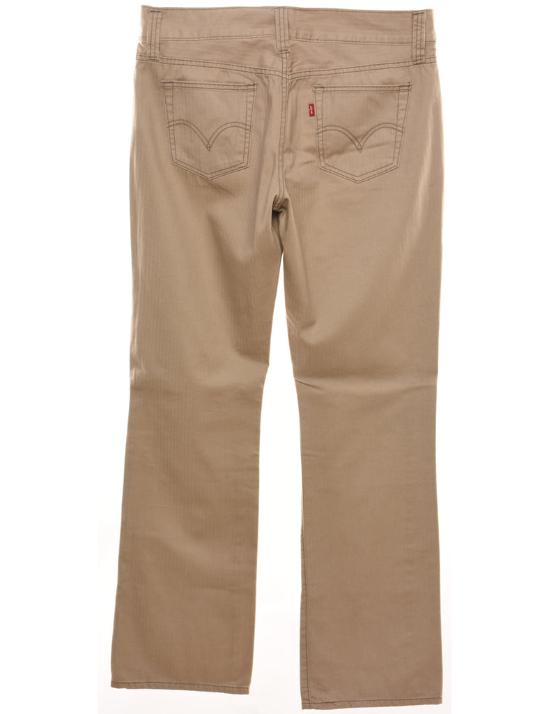 Levi's Beige Straight-Leg Trousers - W35 L34