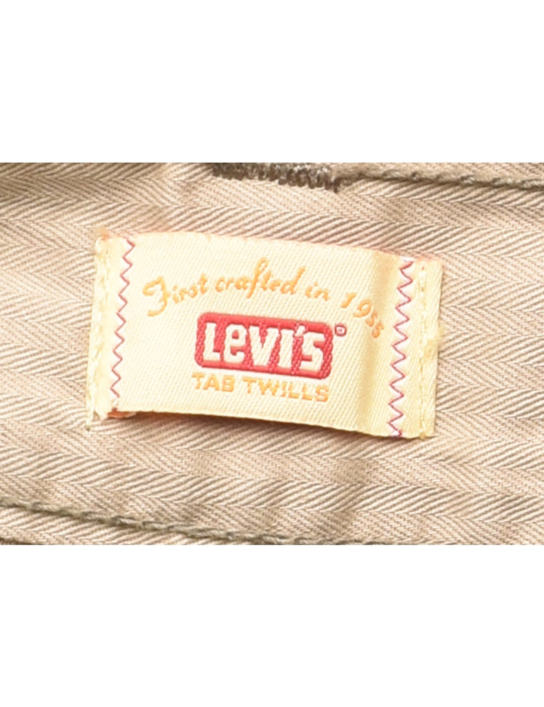 Levi's Beige Straight-Leg Trousers - W35 L34