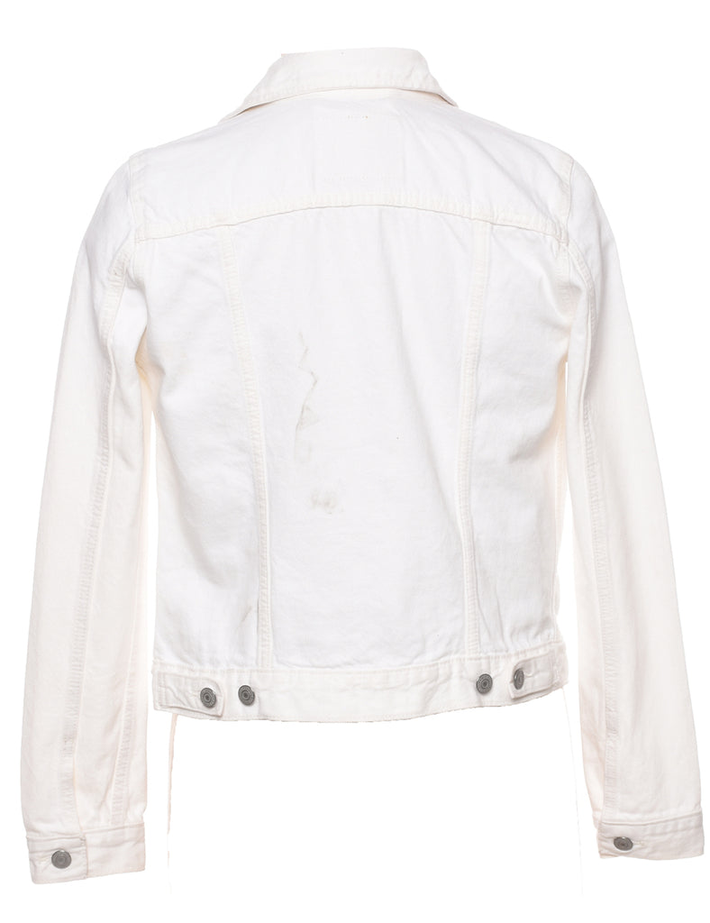 Levi's White Denim Jacket - S