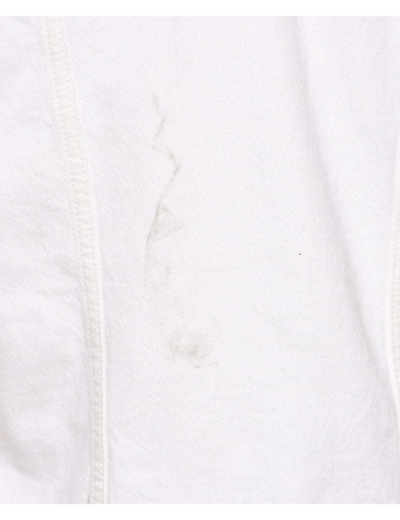 Levi's White Denim Jacket - S