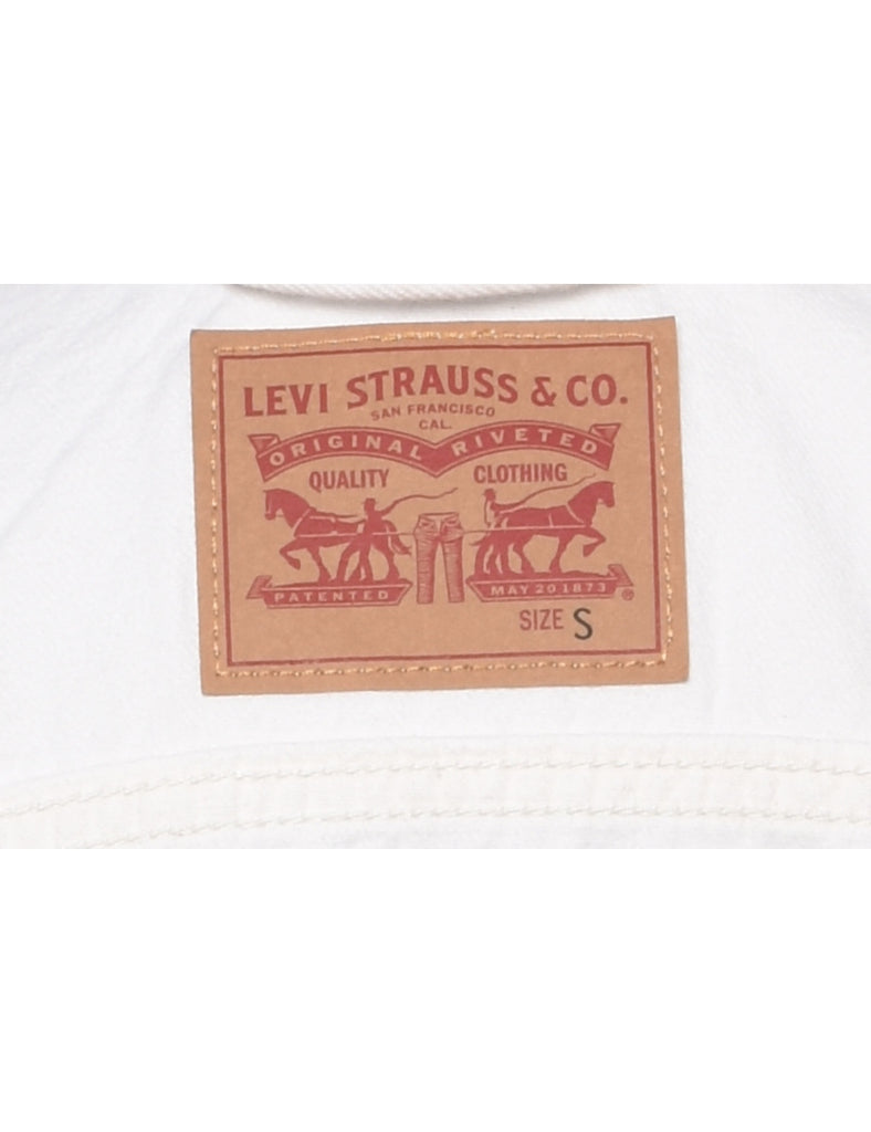 Levi's White Denim Jacket - S