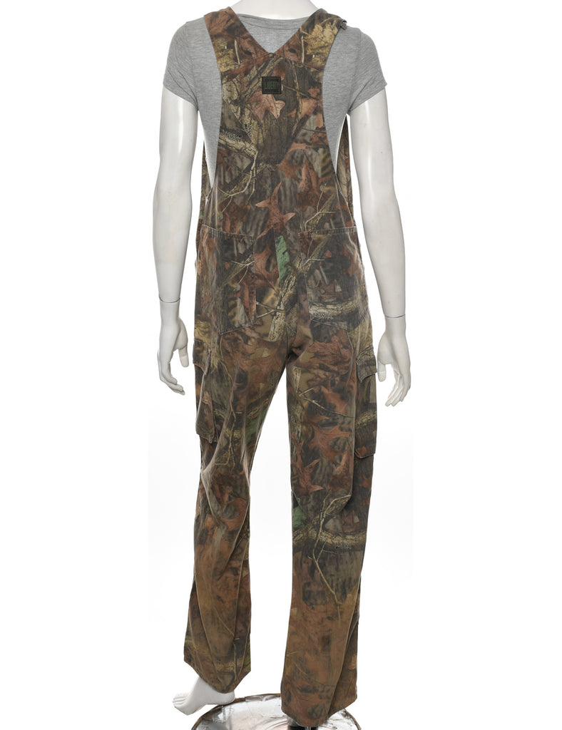 Liberty Camouflage Print Dungarees - W34 L31