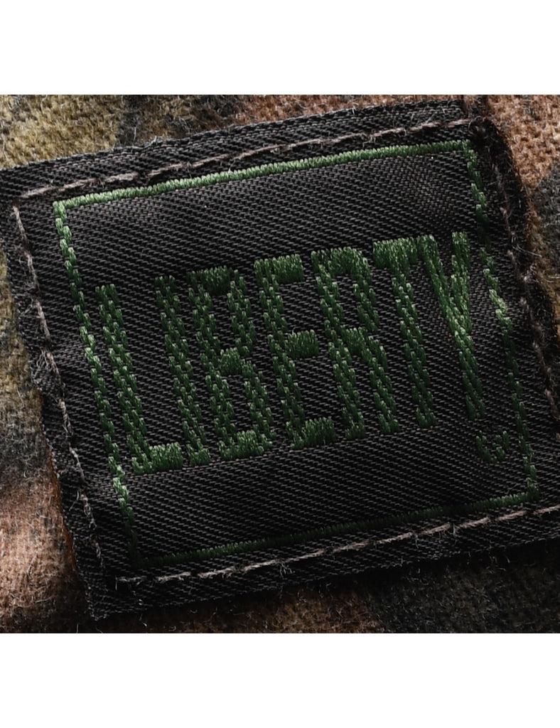 Liberty Camouflage Print Dungarees - W34 L31