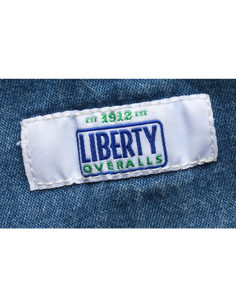 Liberty Denim Pinafore Dungarees - W38 L28