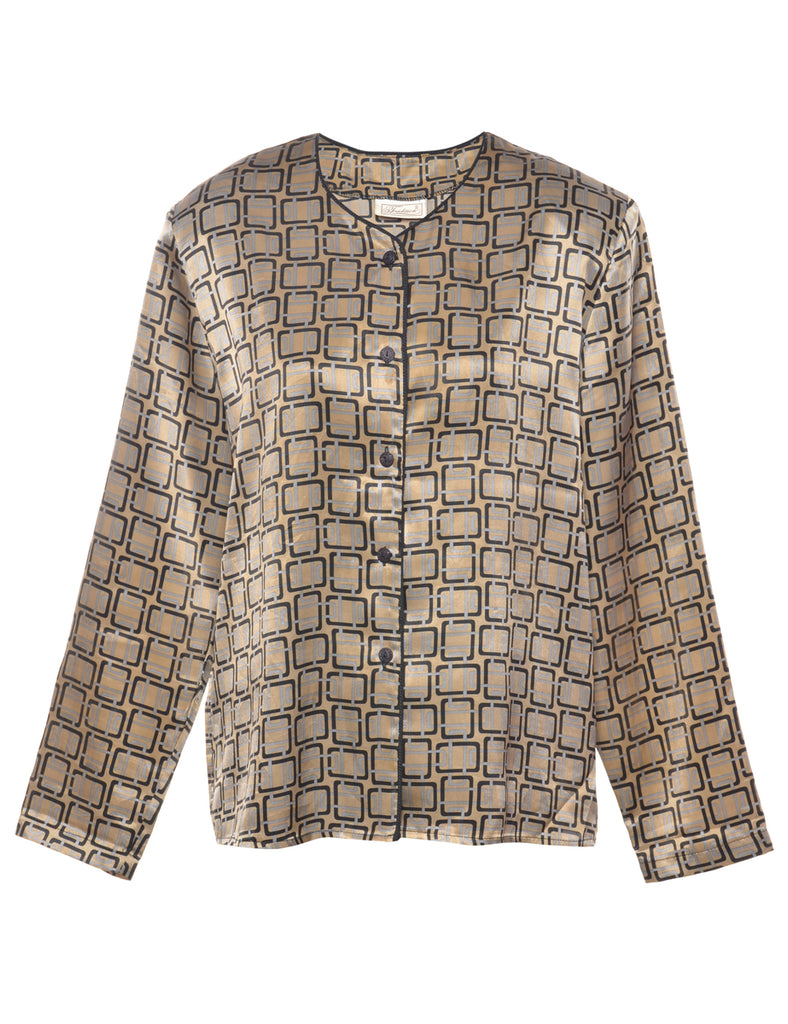 Light Brown Blouse - L