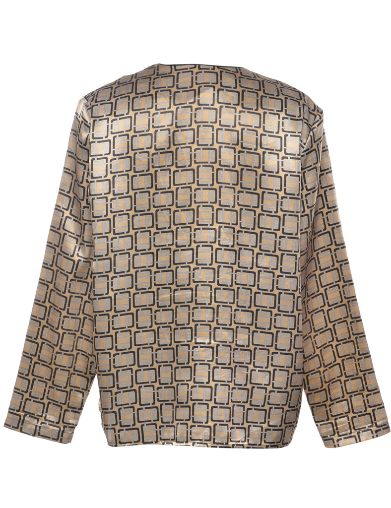 Light Brown Blouse - L