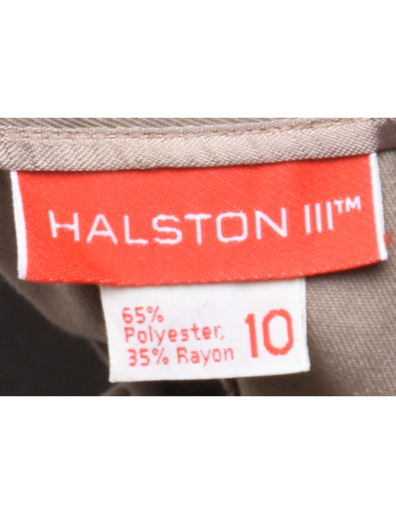 Light Brown Casual PleatedTrousers - W26 L30