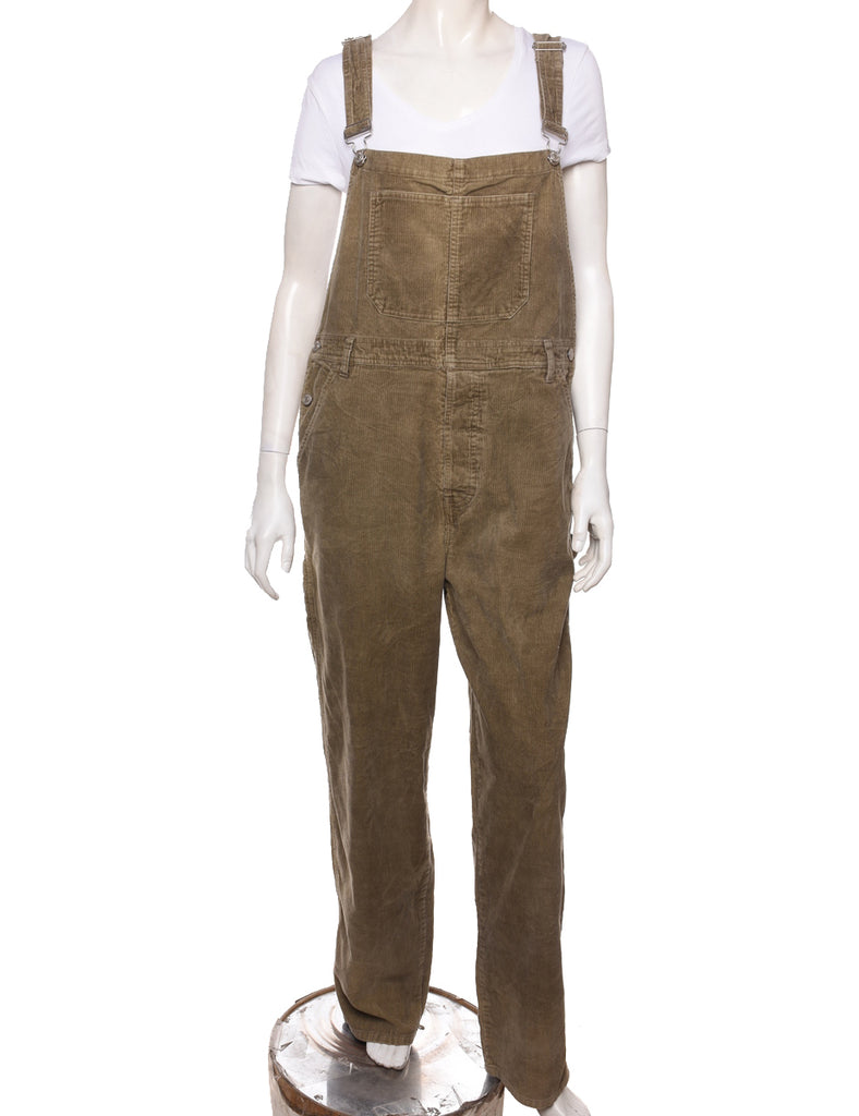 Light Brown Classic Corduroy Dungarees - W40 L32