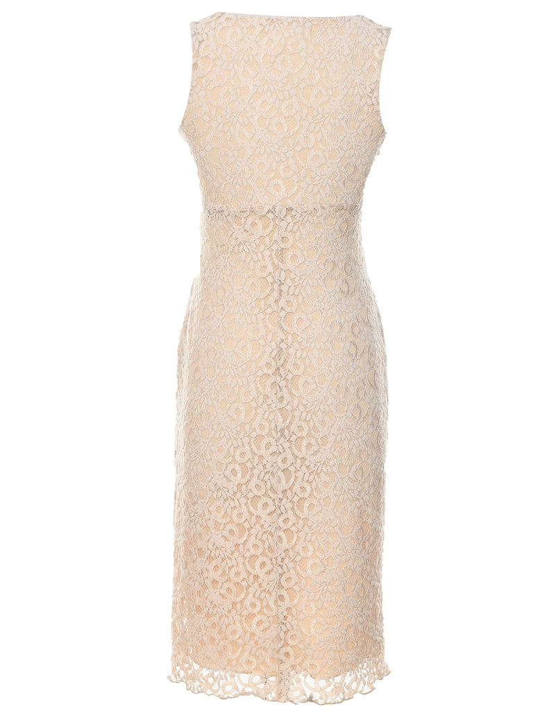 Light Brown Evening Dress - S
