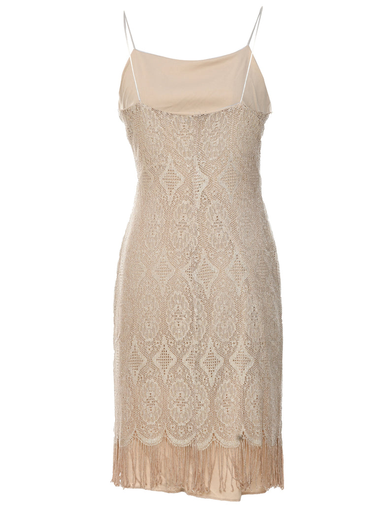 Light Brown Evening Dress - S