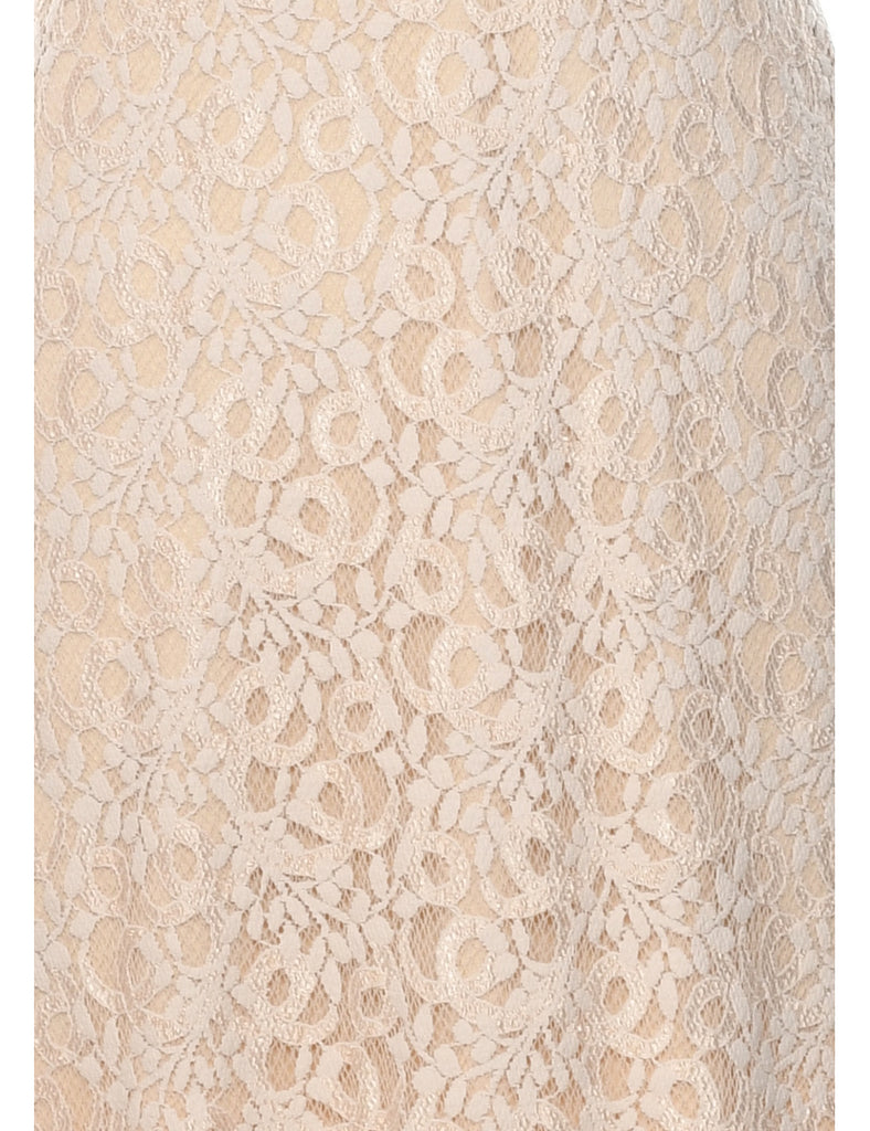 Light Brown Evening Dress - S