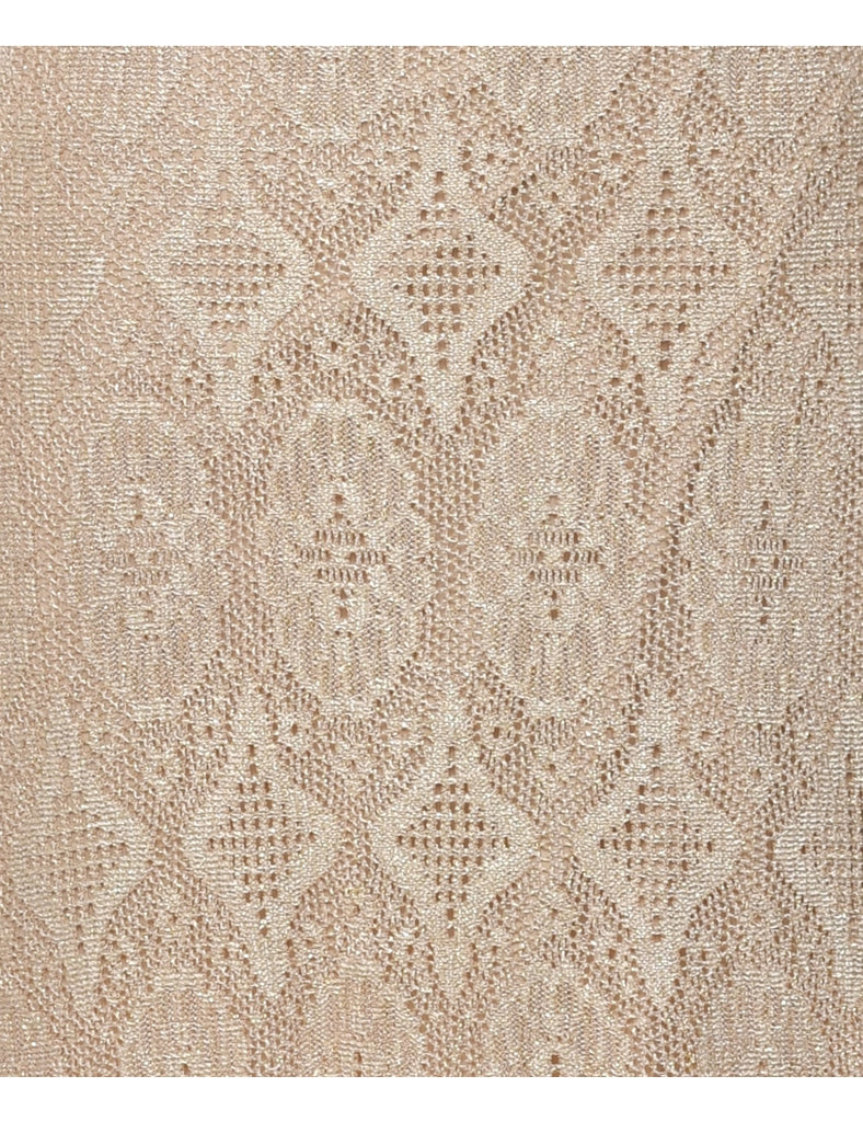 Light Brown Evening Dress - S