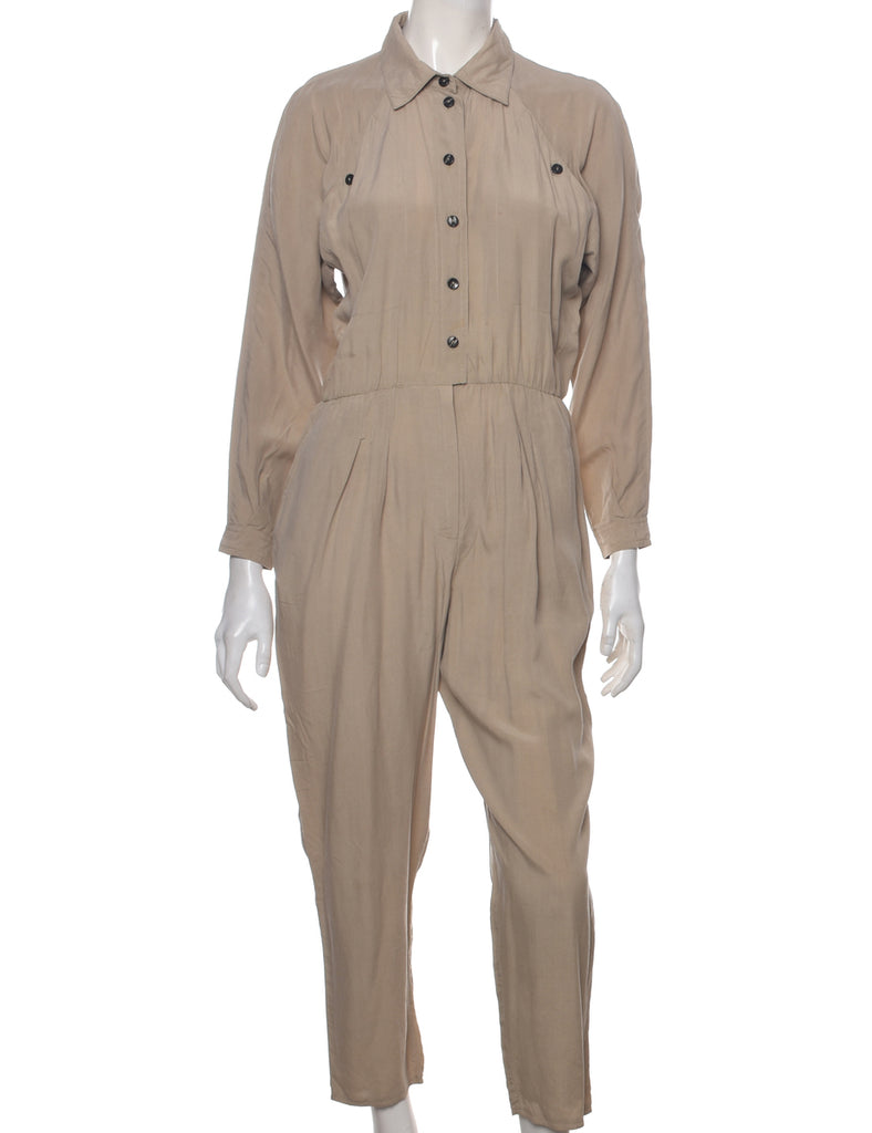 Light Brown Jumpsuit - L