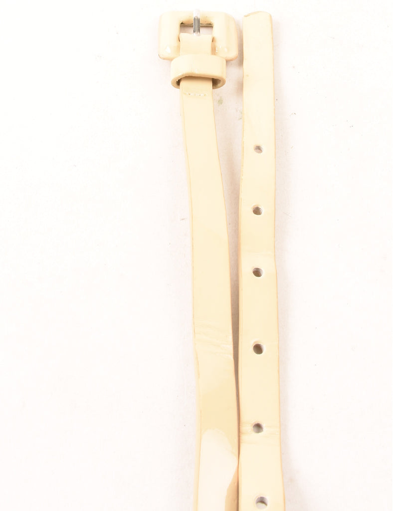 Light Brown Skinny Belt - S