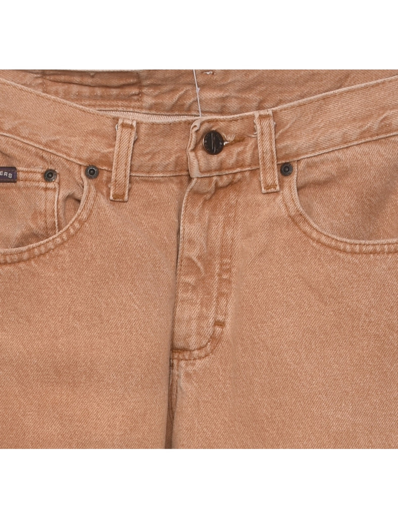 Light Brown Straight-Fit Jeans - W26 L30