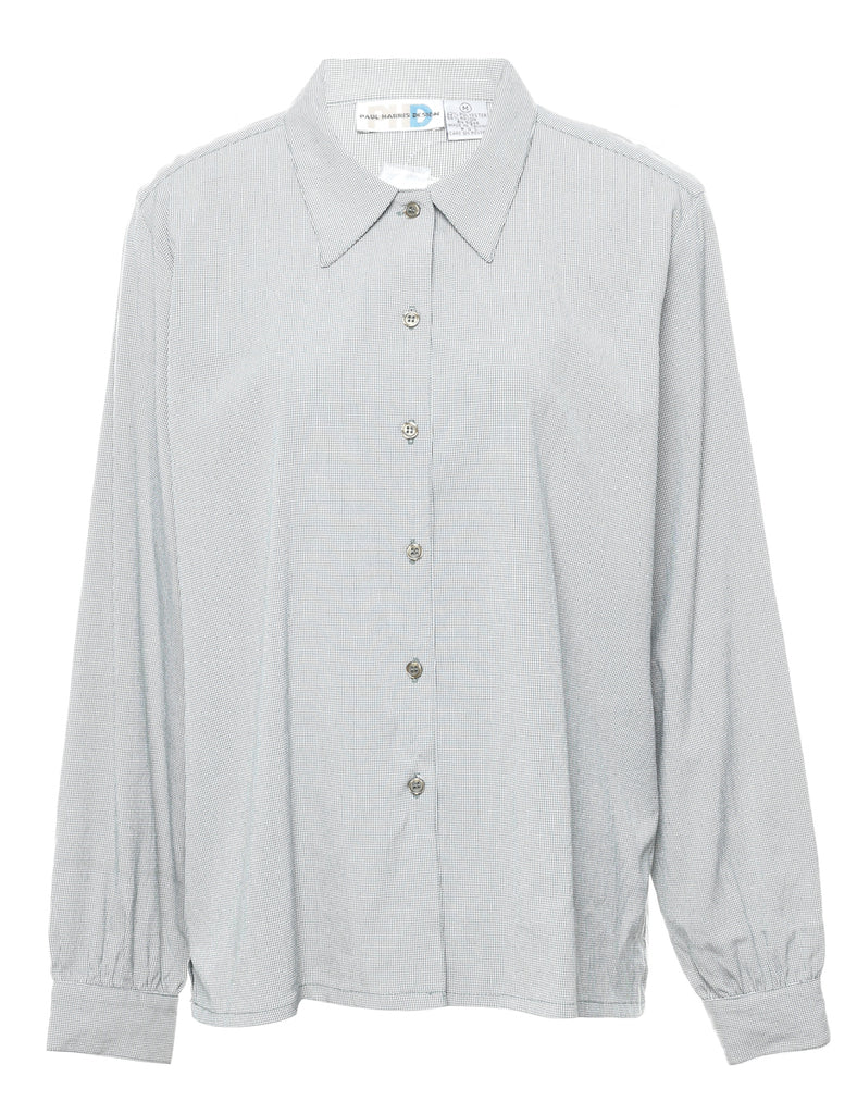 Light Green Checked Shirt - M