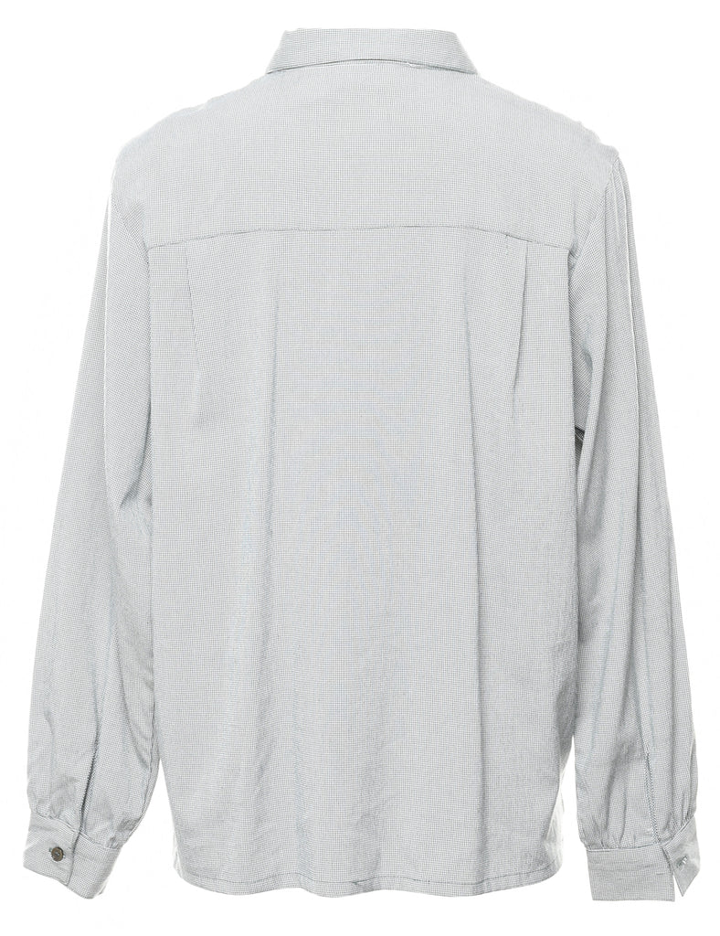 Light Green Checked Shirt - M