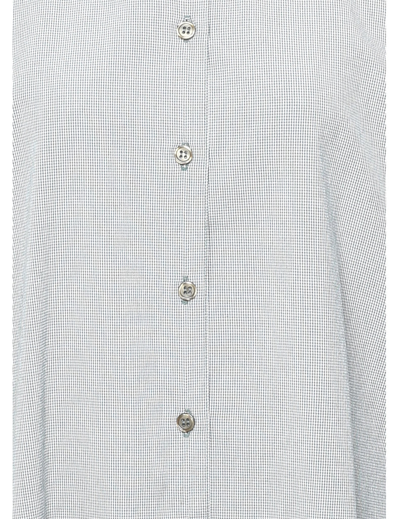 Light Green Checked Shirt - M