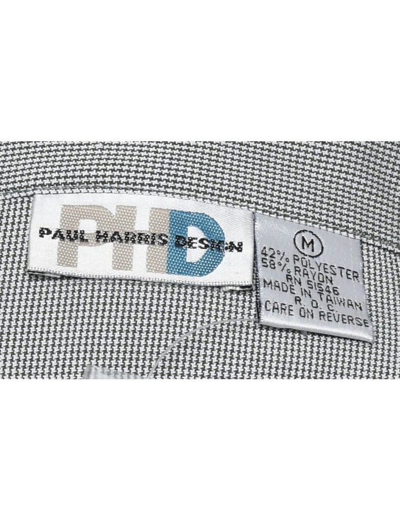 Light Green Checked Shirt - M