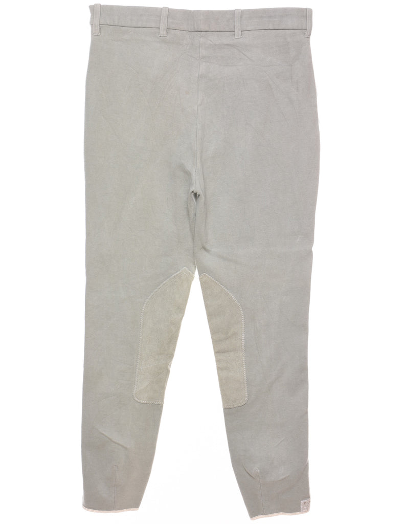 Light Grey Jodhpur Style Trousers - W30 L25