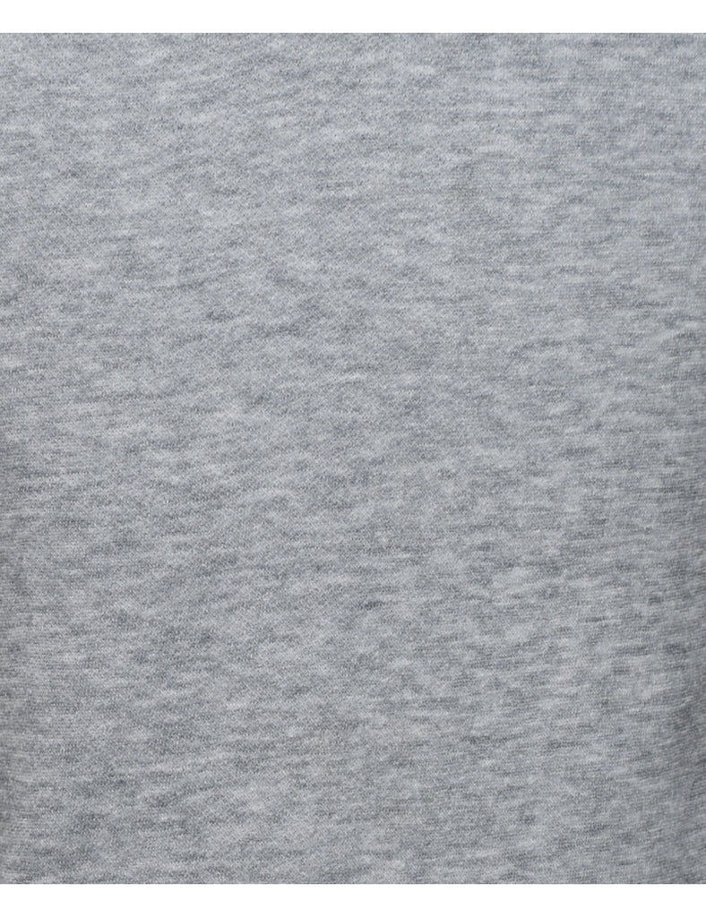 Light Grey Plain Sweatshirt - M