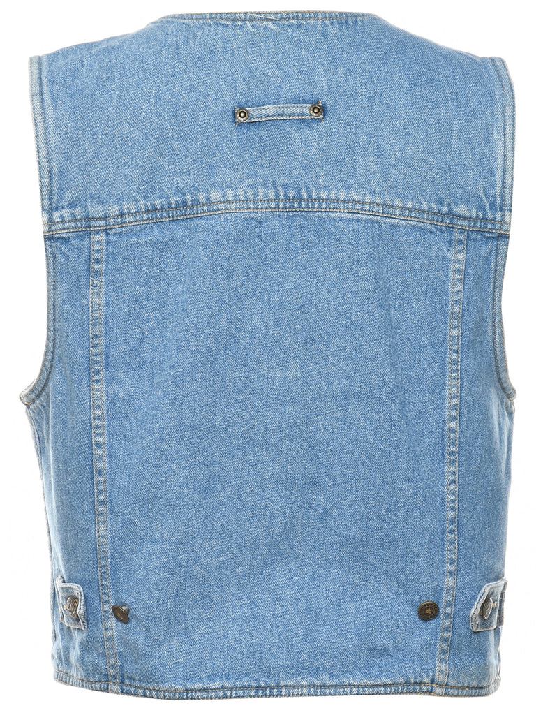 Light Wash 1990s Denim Jacket Vest - S