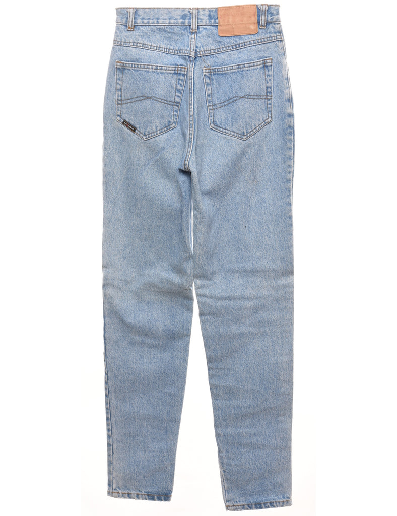 Light Wash Cowboy Style Tapered Jeans - W24 L31