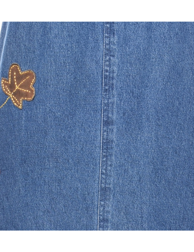 Light Wash Denim Dress - S