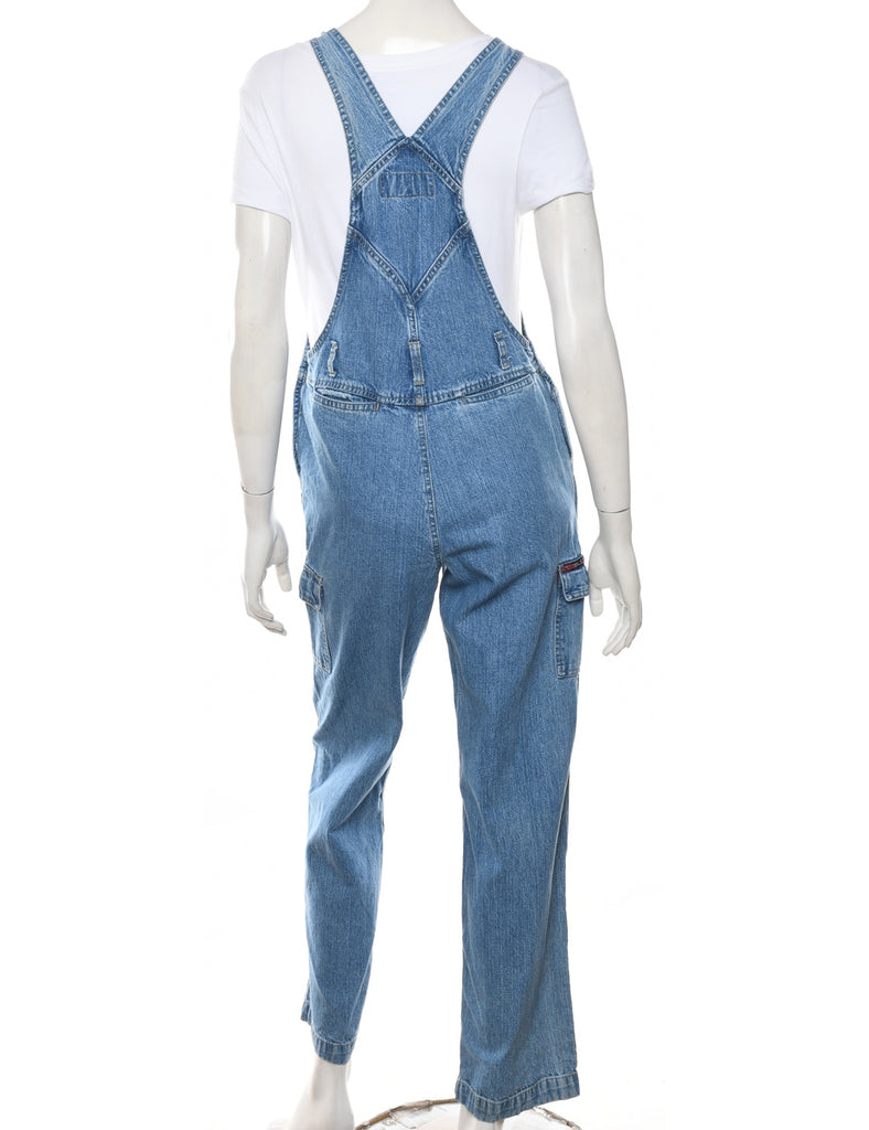 Light Wash Denim Dungarees - W30 L30