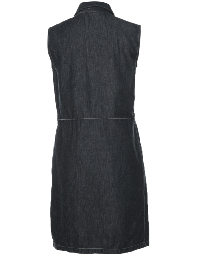 Liz Claiborne Black Denim Dress - M