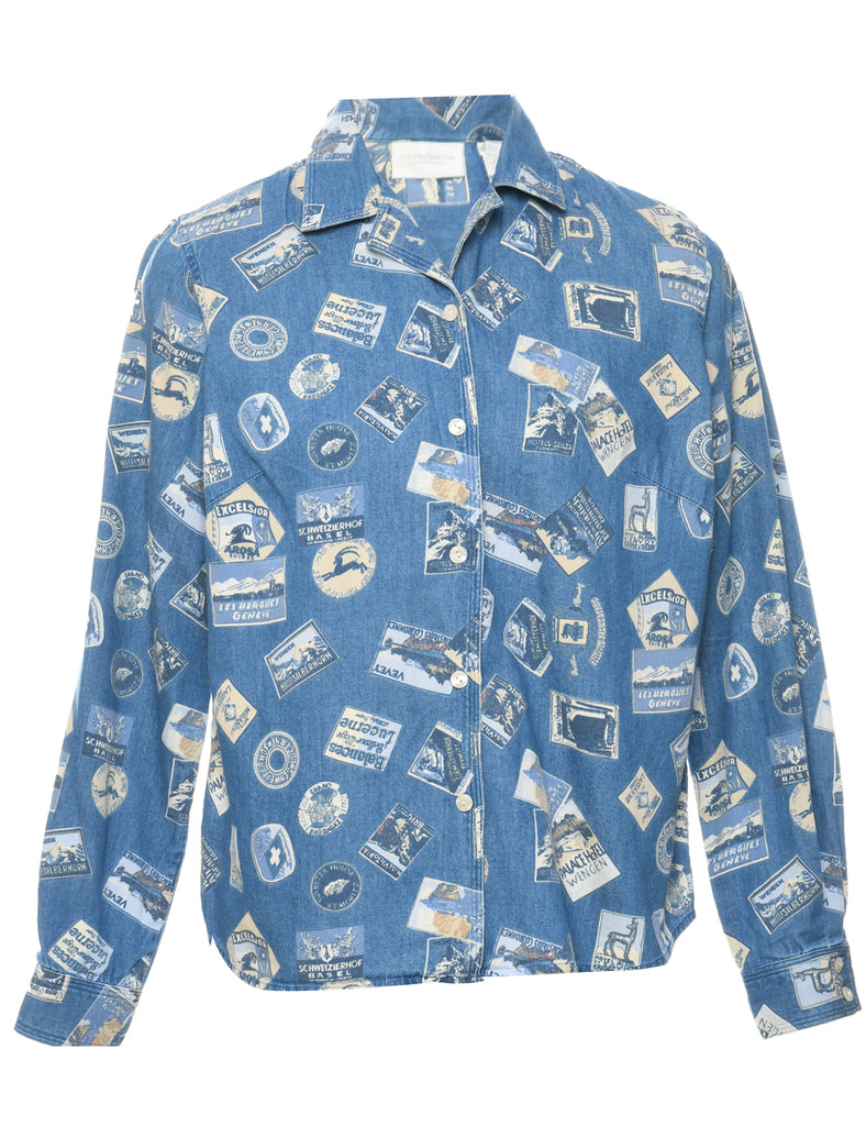 Liz Claiborne Denim Shirt - S