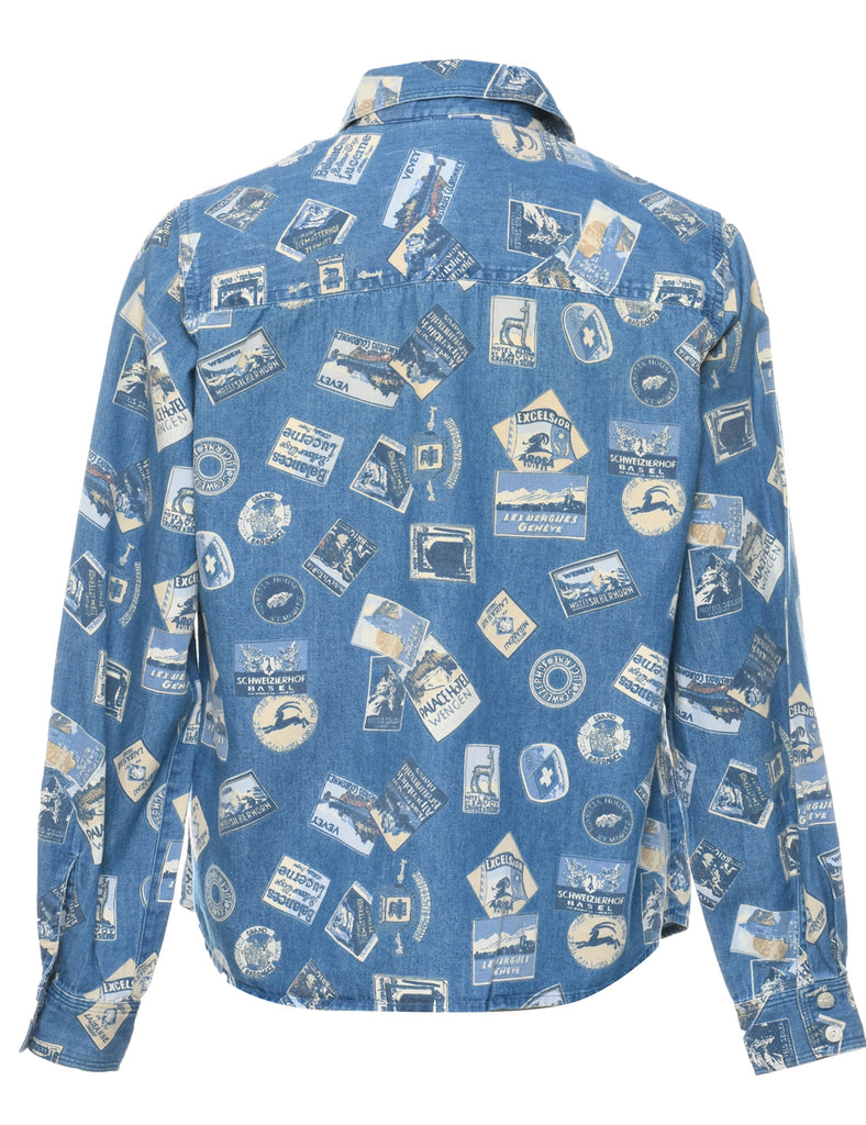 Liz Claiborne Denim Shirt - S