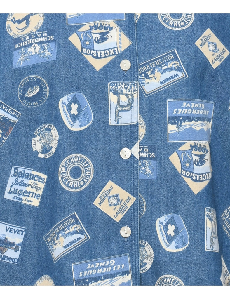 Liz Claiborne Denim Shirt - S