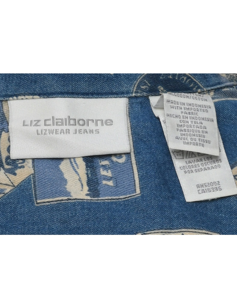 Liz Claiborne Denim Shirt - S