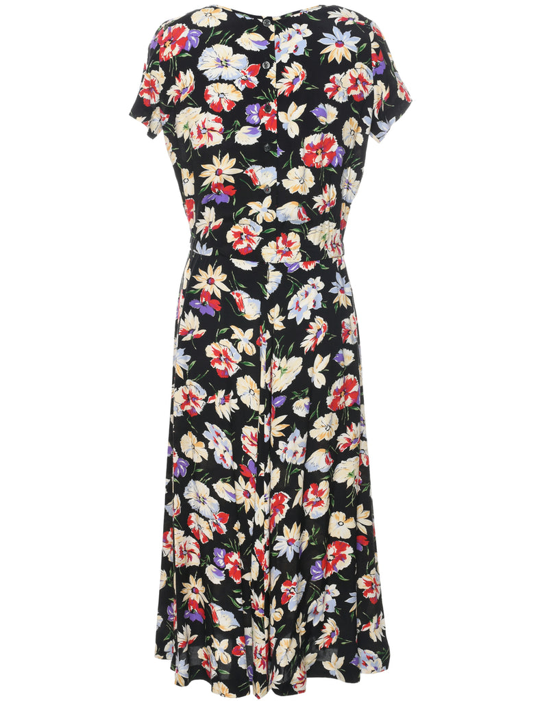 Liz Claiborne Floral Print Dress - M