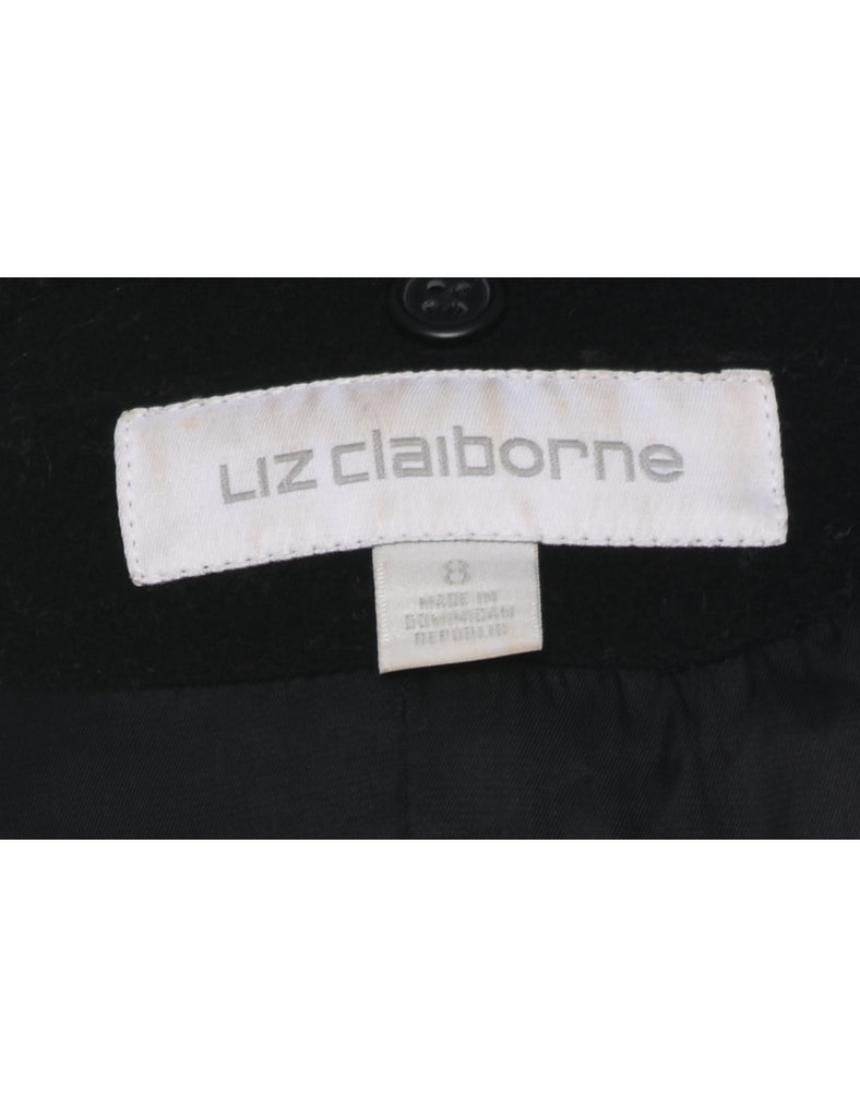 Liz Claiborne Fur Collar Coat - S