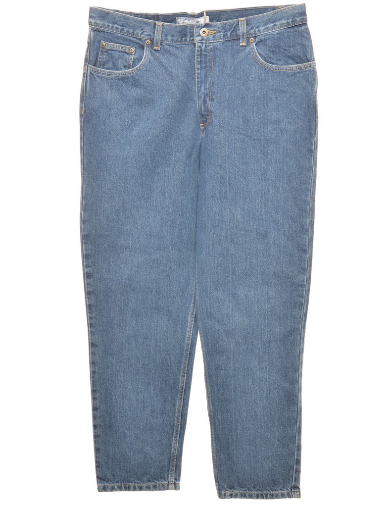 Liz Claiborne Medium Wash Tapered Jeans - W33 L28