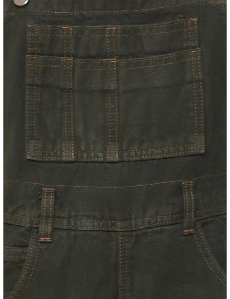 London Jean Olive Green Dungarees - W32 L31