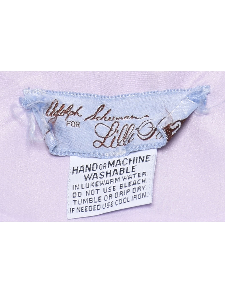 Long Sleeved Belted Dress - S