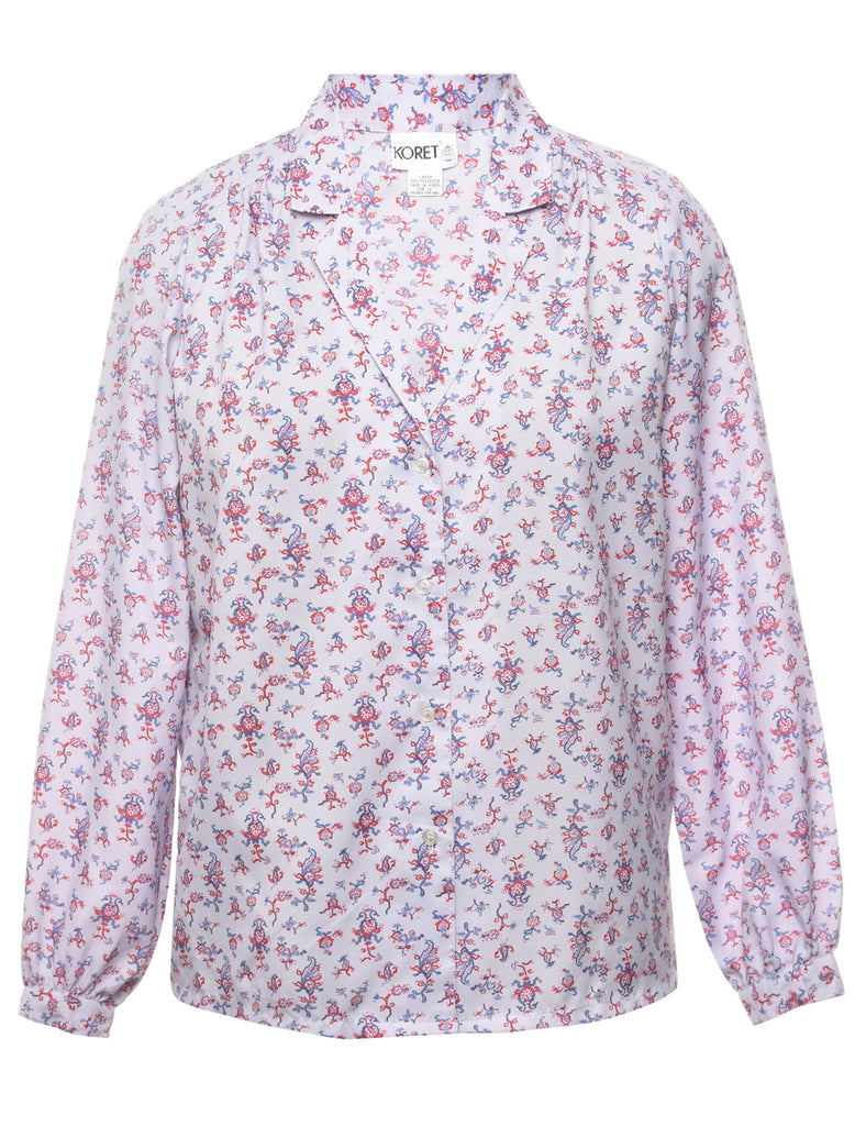 Long Sleeved Blouse - M