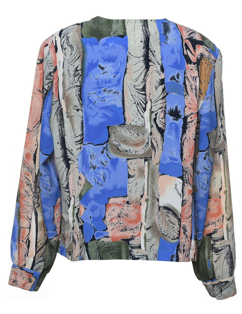 Long Sleeved Blouse - M