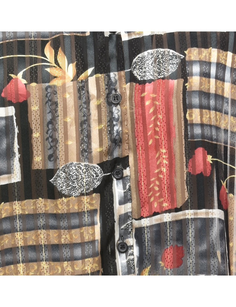 Long Sleeved Blouse - L