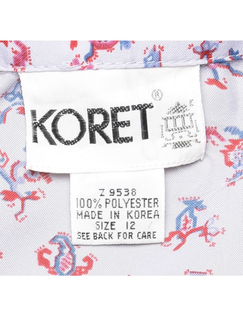 Long Sleeved Blouse - M