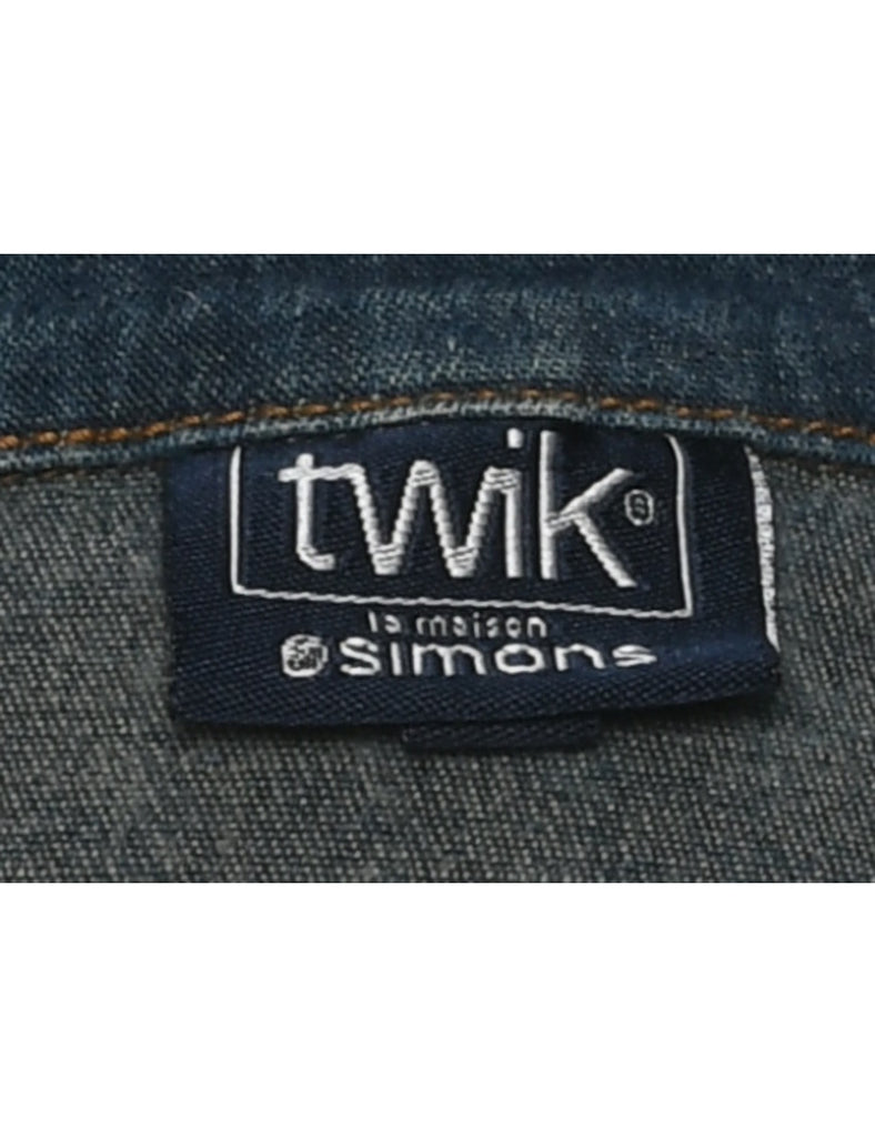 Long Sleeved Denim Shirt - M