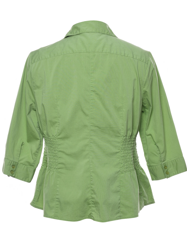 Long Sleeved Green Shirt - L
