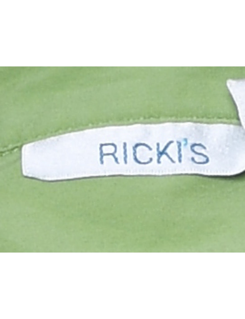 Long Sleeved Green Shirt - L