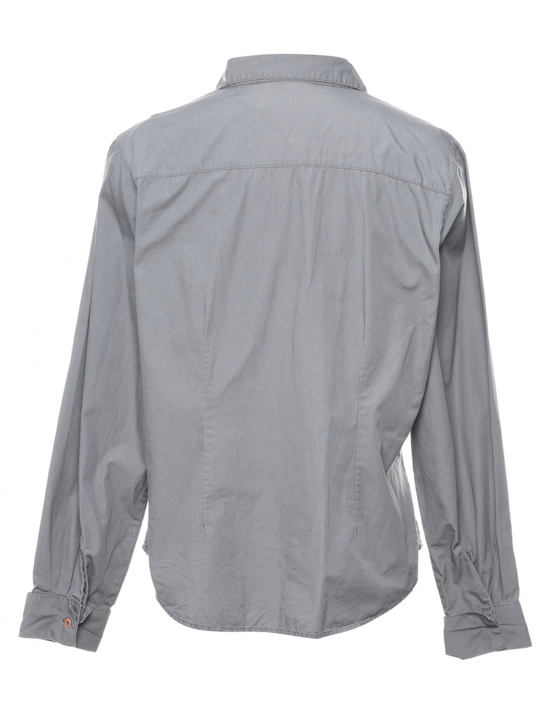 Long Sleeved Grey Shirt - L