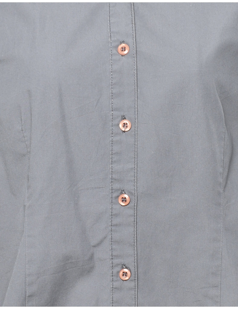 Long Sleeved Grey Shirt - L