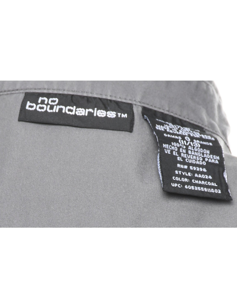 Long Sleeved Grey Shirt - L